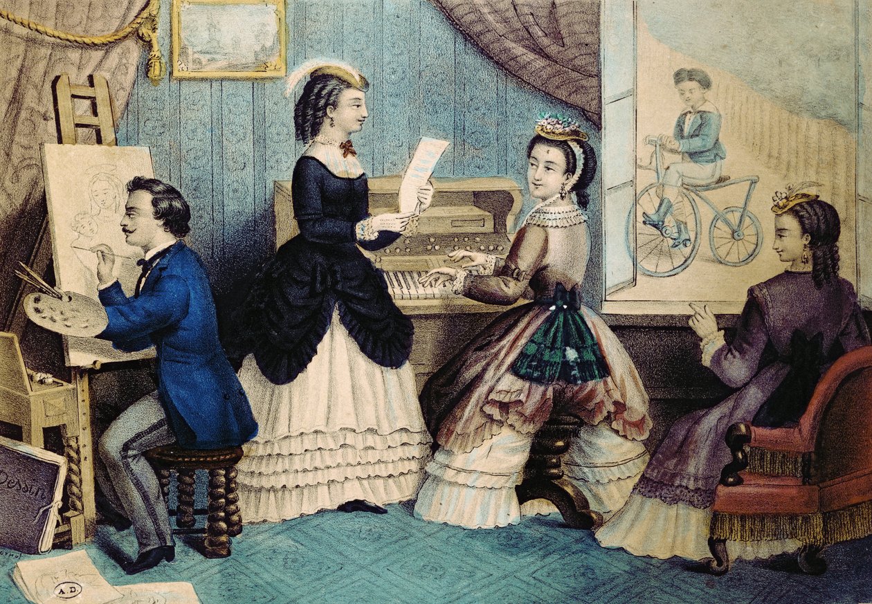The Improving Arts, 1867 de French School