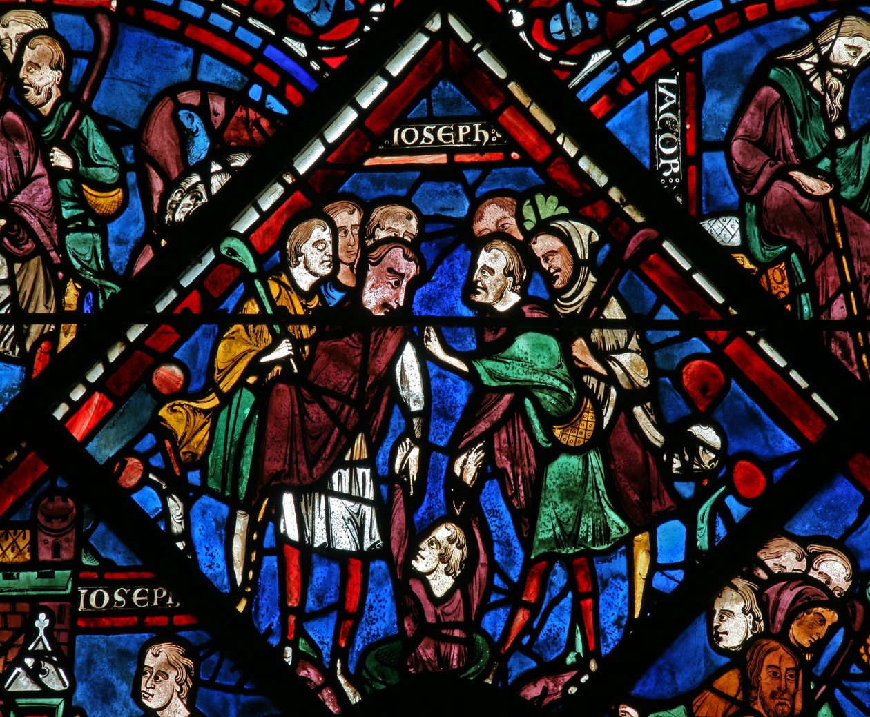 A janela de José: ele é lançado em um poço por seus irmãos (w41) de French School