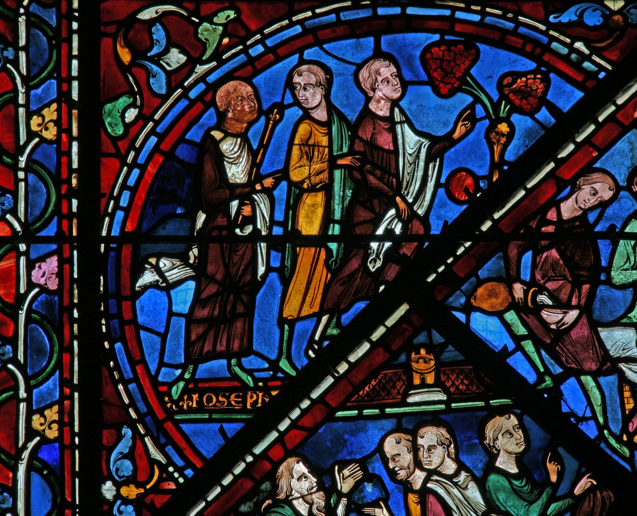 A janela de José: ele recebe seus irmãos (w41) de French School