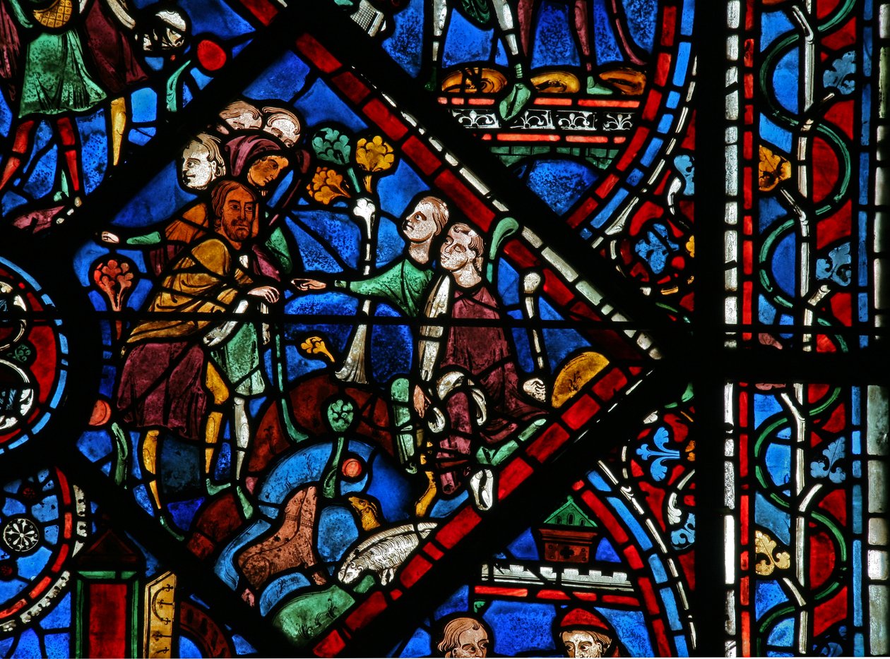 A janela de José: seus irmãos cuidam das ovelhas (w41) de French School
