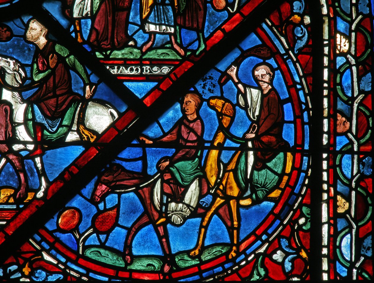 A janela de José: seus irmãos retornam do Egito (w41) de French School