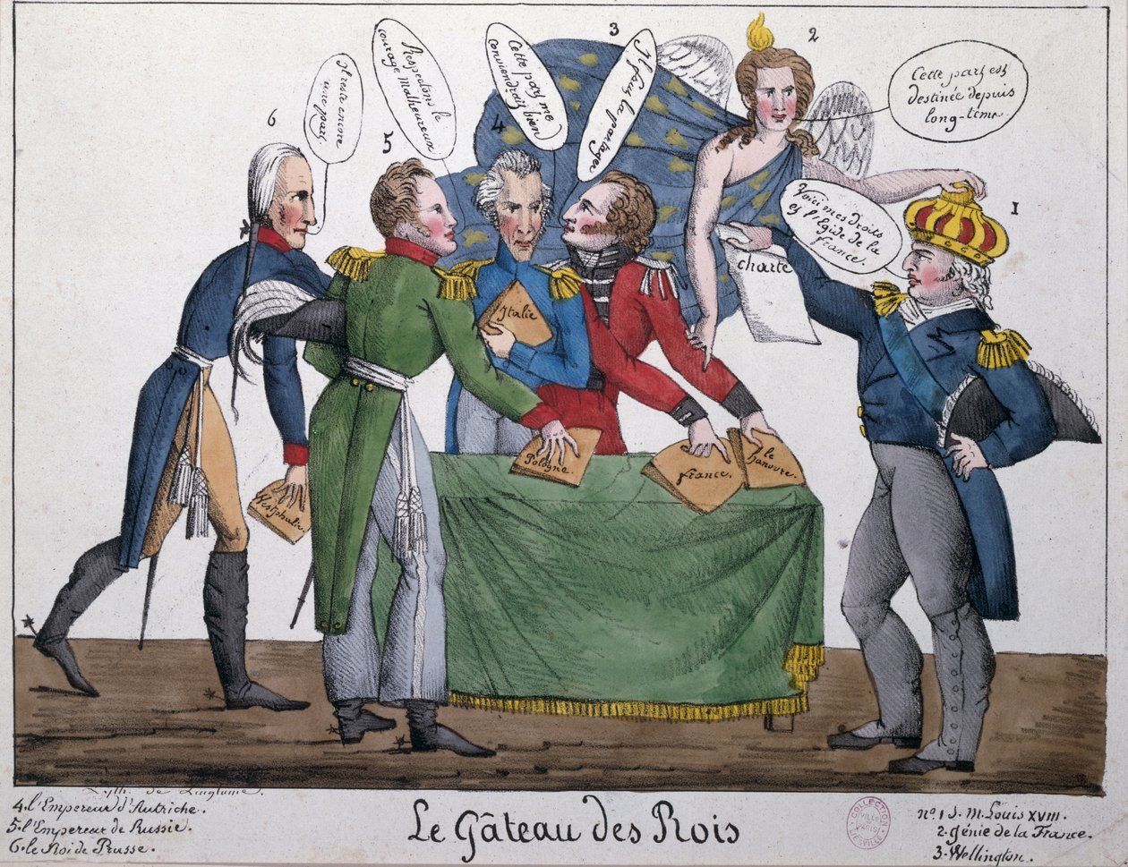 O bolo dos reis, 1815 de French School