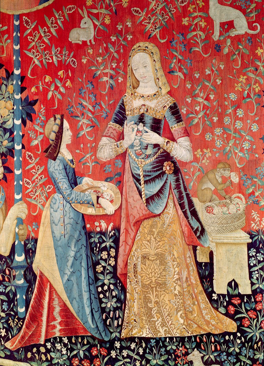A Dama e o Unicórnio: Cheiro (detalhe de 11816) de French School