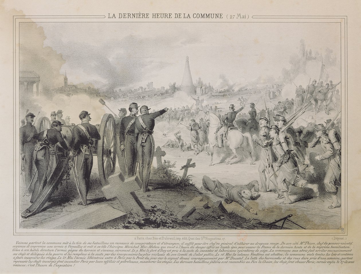 A Última Hora da Comuna, 27 de maio de 1871 de French School