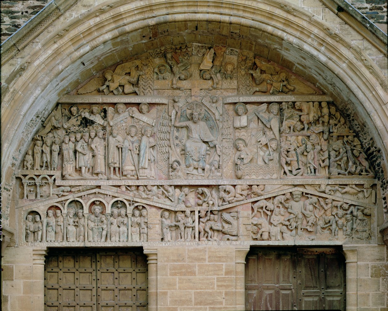 O último julgamento, tímpano do portal oeste de French School