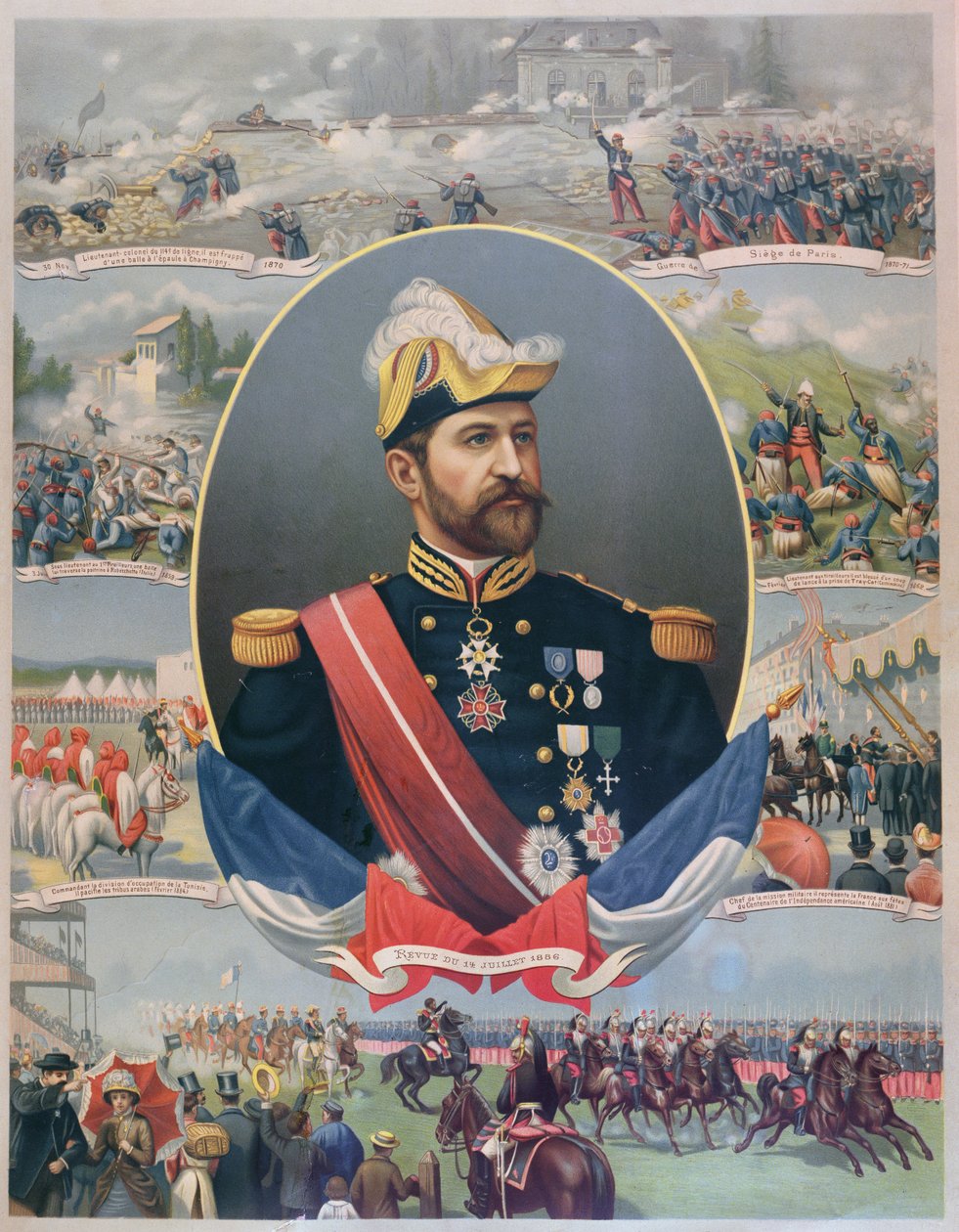 A vida do general Georges Ernest Boulanger (1837-91), c.1886 de French School