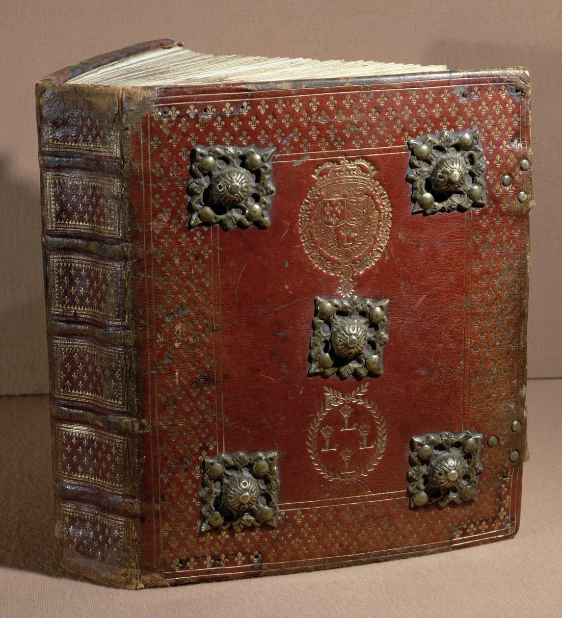O Livro Ferre da Cour des Comptes (couro e velino) de French School