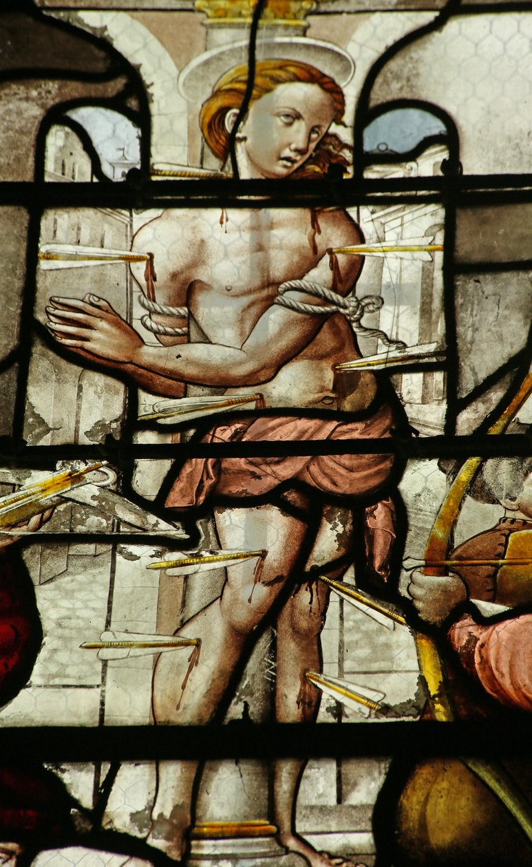 O martírio de São Sebastião de French School