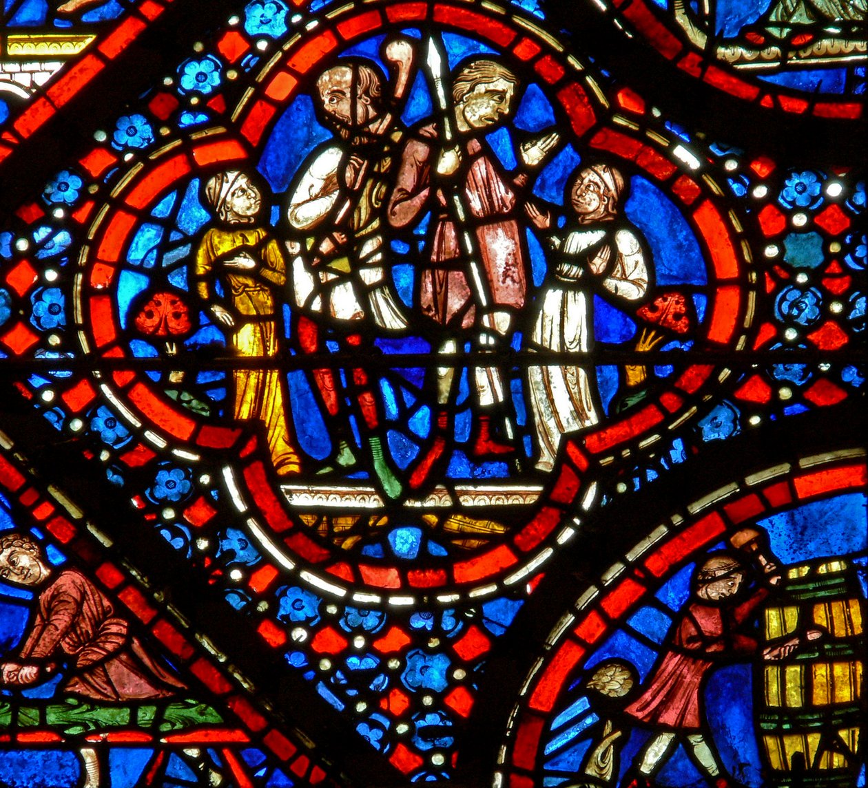 A janela de Noé: um par de nefalim (w47) de French School