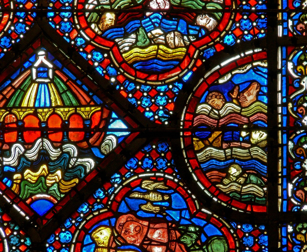 A janela de Noé: o dilúvio (w47) de French School