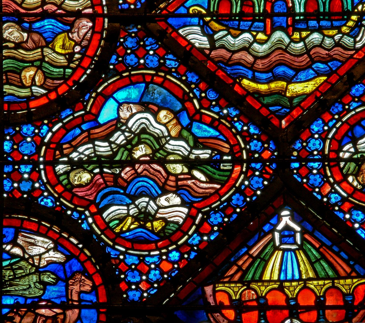 A janela de Noé: o dilúvio (w47) de French School