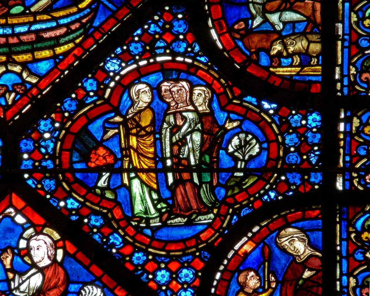A janela de Noé: as esposas dos filhos de Noé (w47) de French School