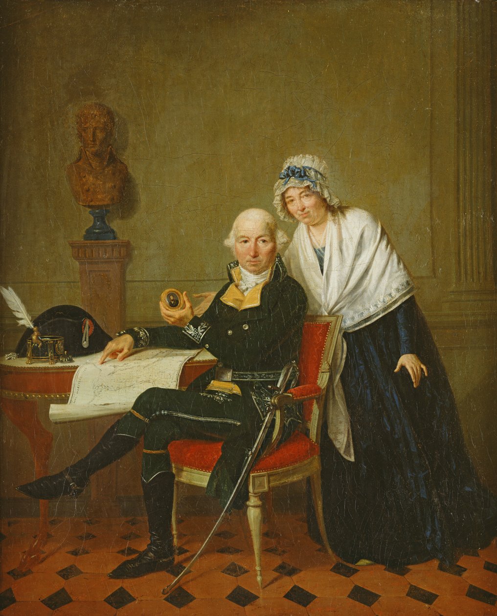 Os Pais de Jean Andoche Junot (1771-1813) Duque de Abrantes, antes de 1806 de French School