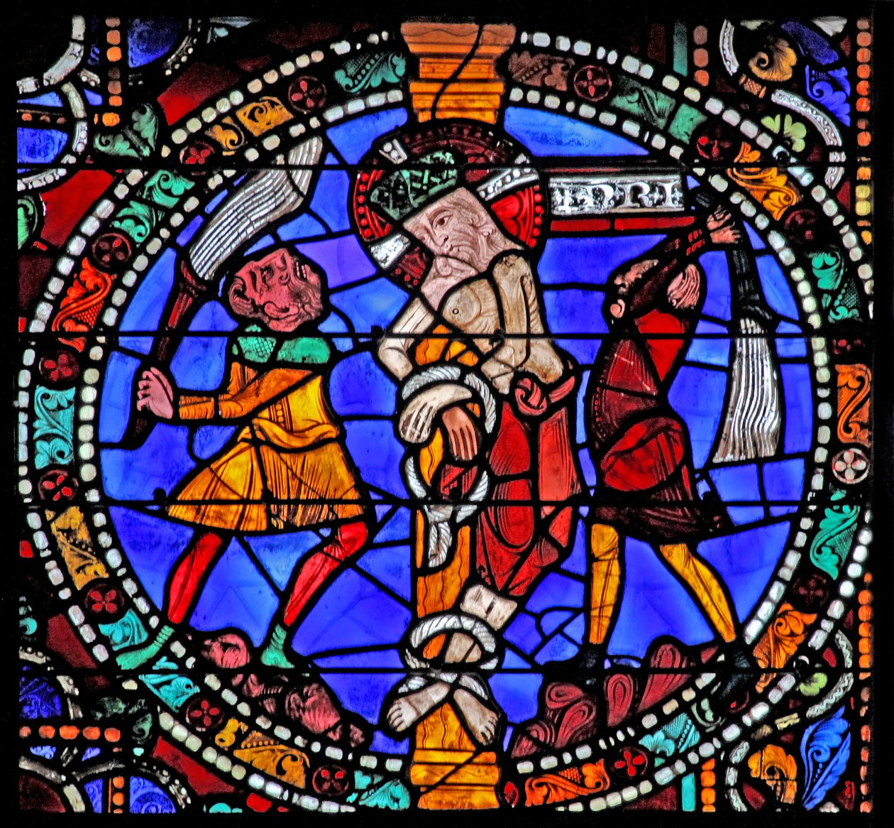 A janela da paixão: A flagelação (w51) de French School