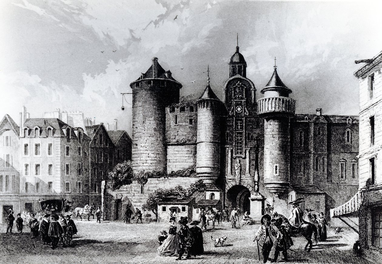 O Petit Chatelet no século XVII de French School