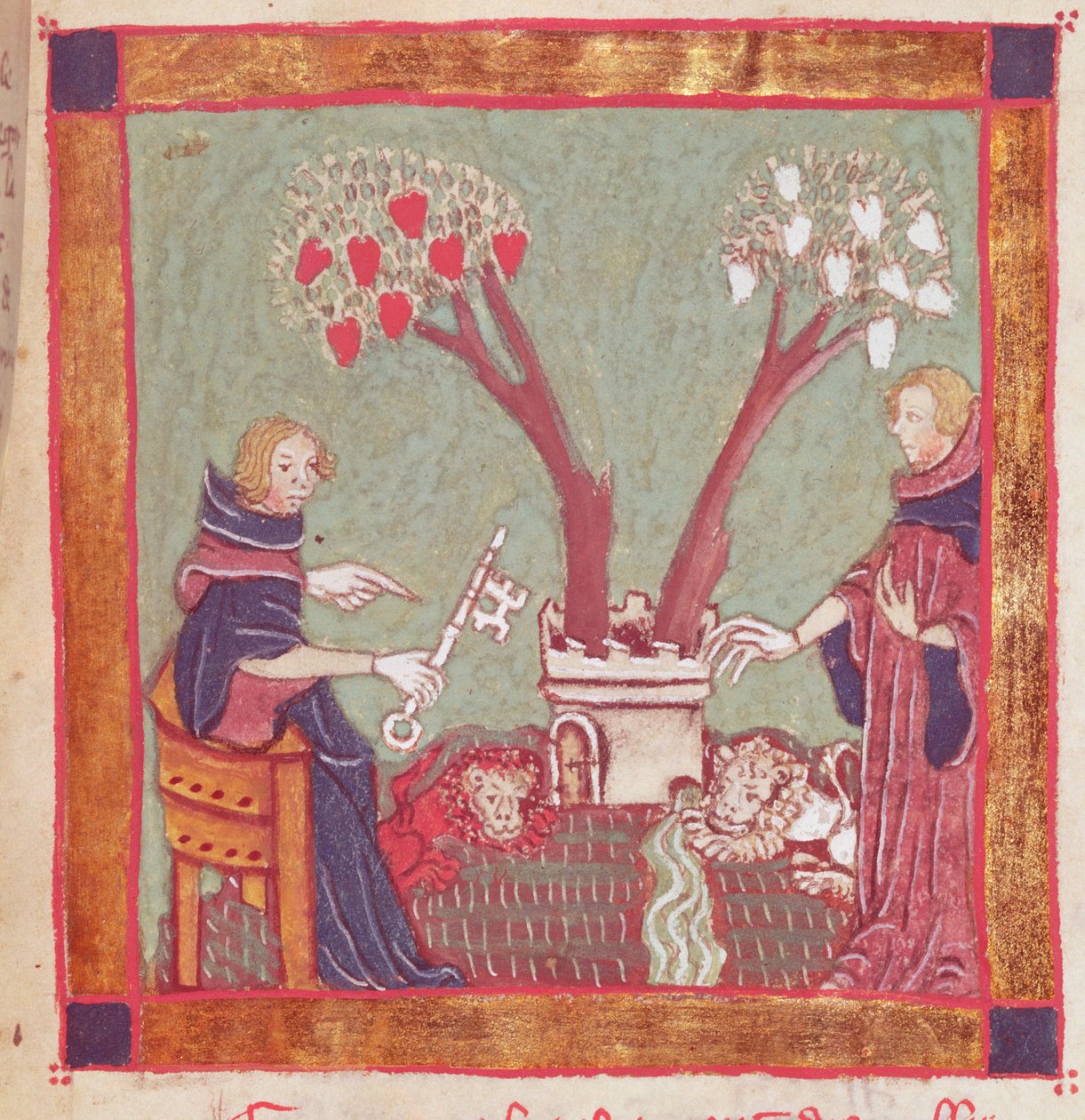 The Philosophers Will, a partir de um manuscrito da Alquimia, do século 14 de French School