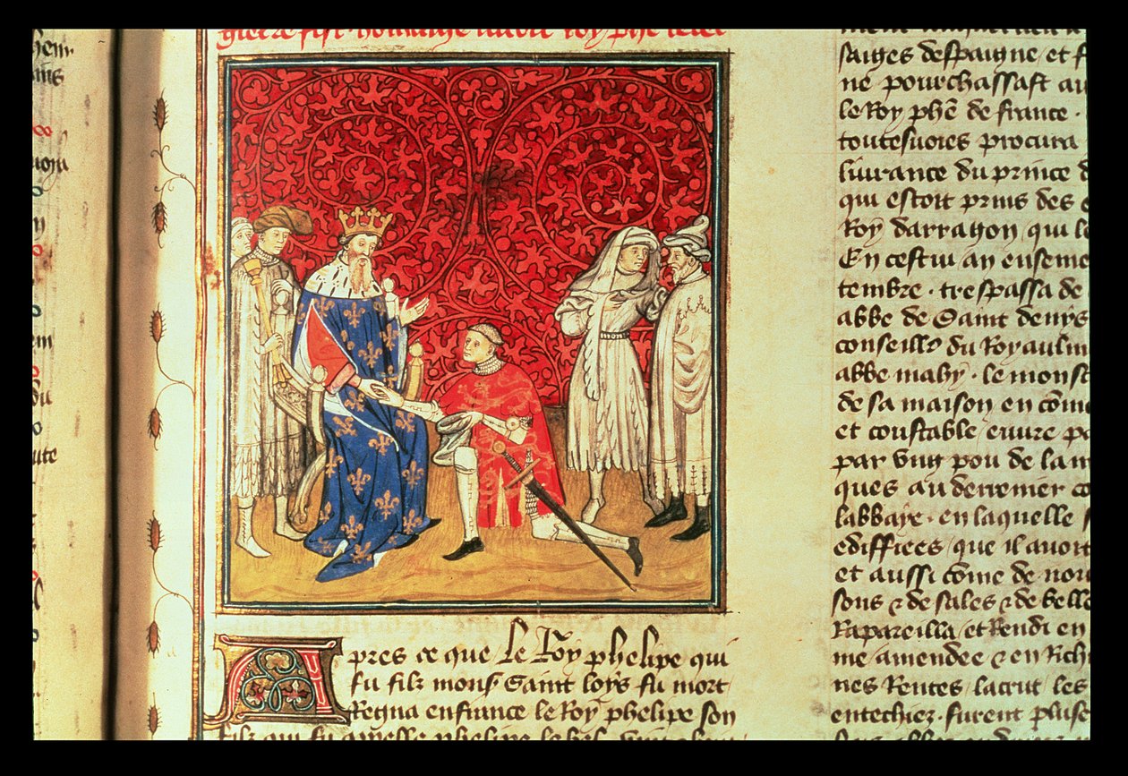 O Príncipe de Gales (Henrique V 1387-1422) é uma homenagem ao rei Carlos VI (1368-1422) de French School