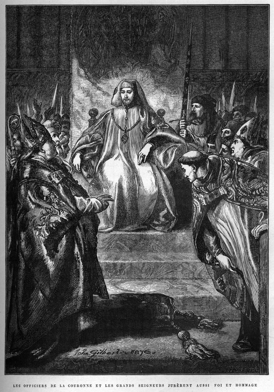 A Proclamação de HENRY IV (1367-1413) Rei de Inglaterra de French School
