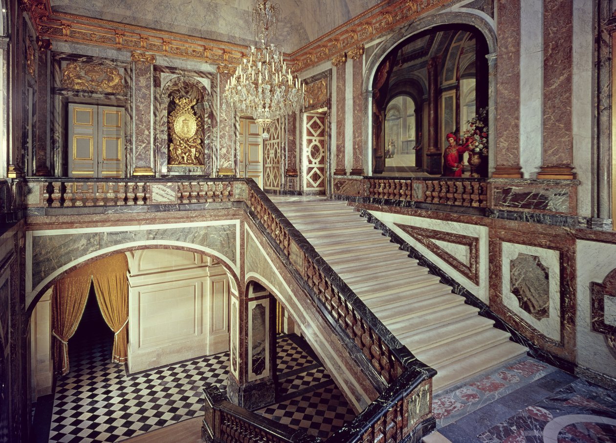 A escadaria do Queens, c.1679 de French School