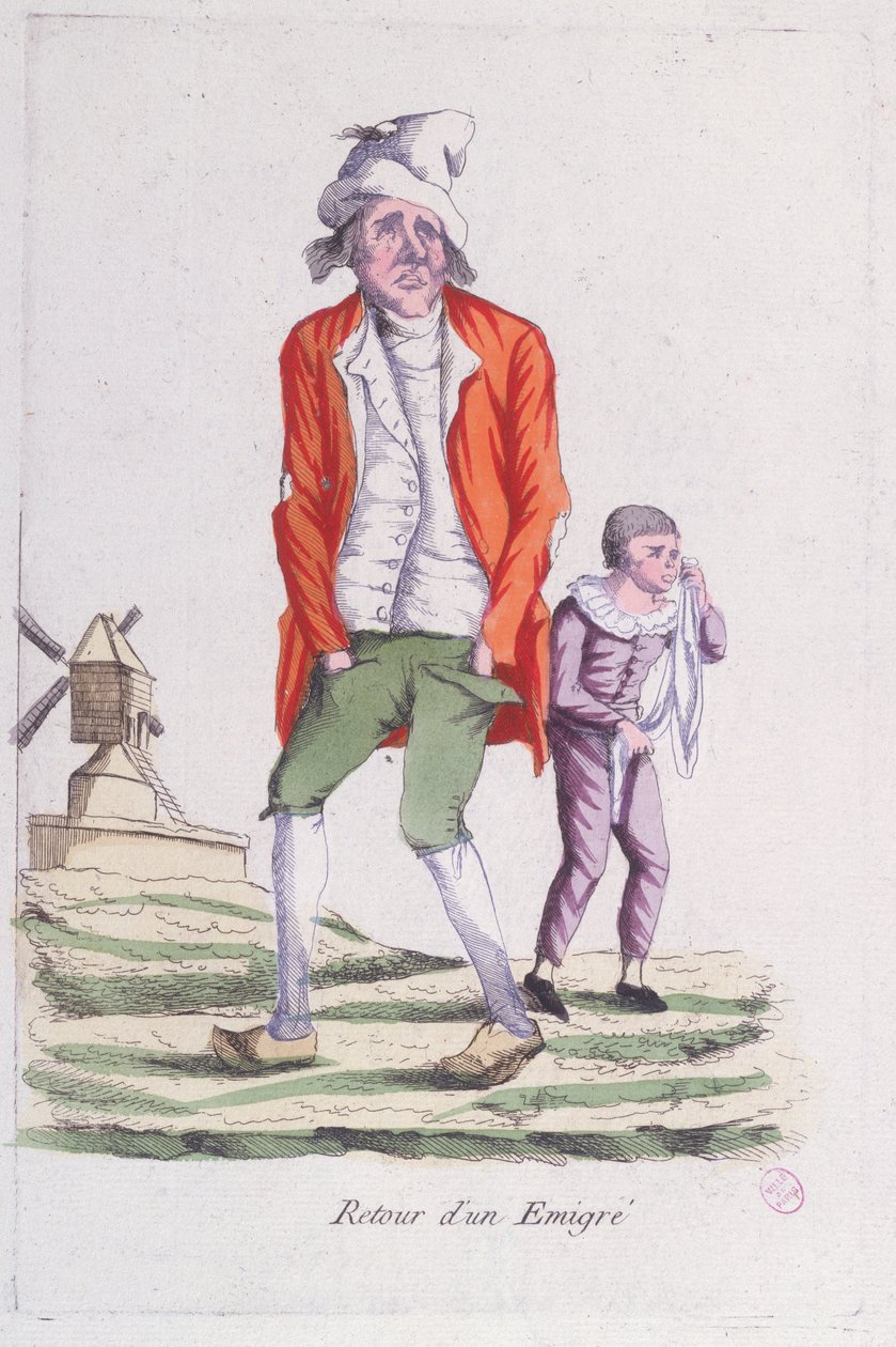 O retorno de um emigrante de French School