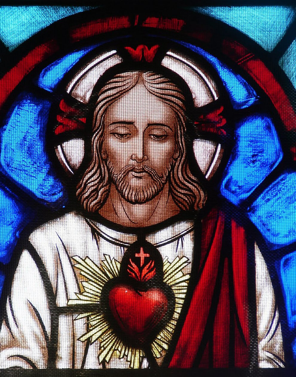 O Sagrado Coração de Jesus, século XIX de French School