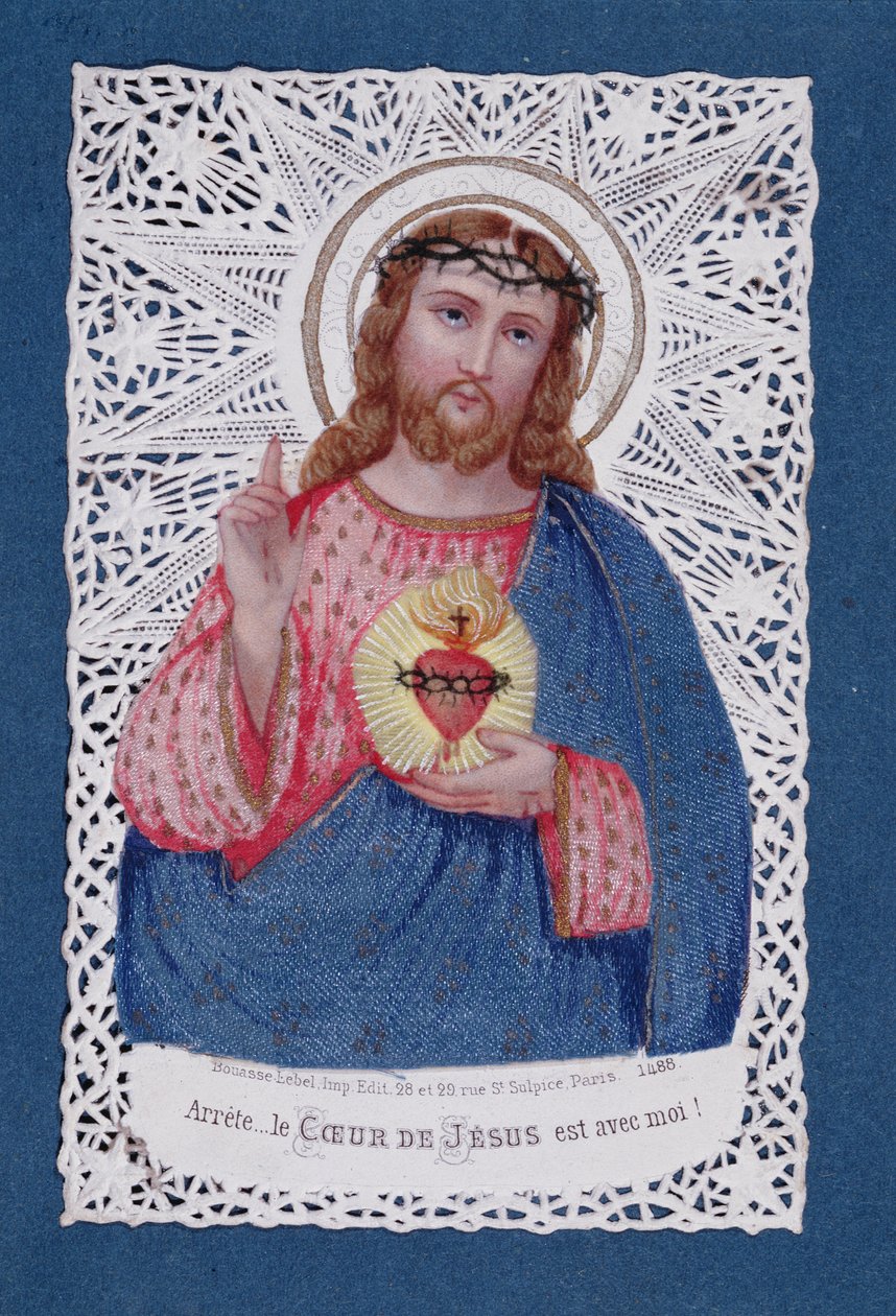 O Sagrado Coração de Jesus, segunda metade do século XIX de French School