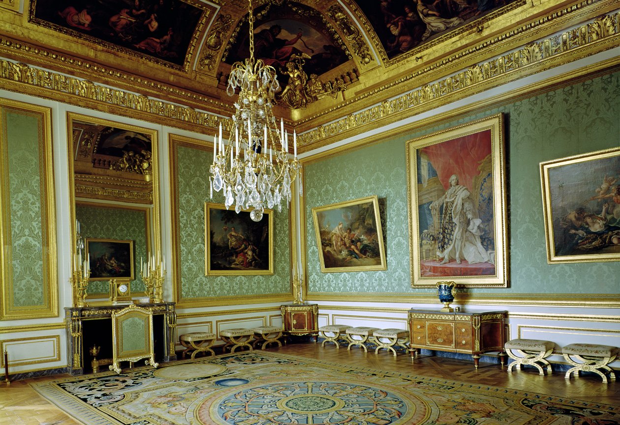 O Salon des Nobles, redecorado em 1785 por Maria Antonieta (1755-93) de French School