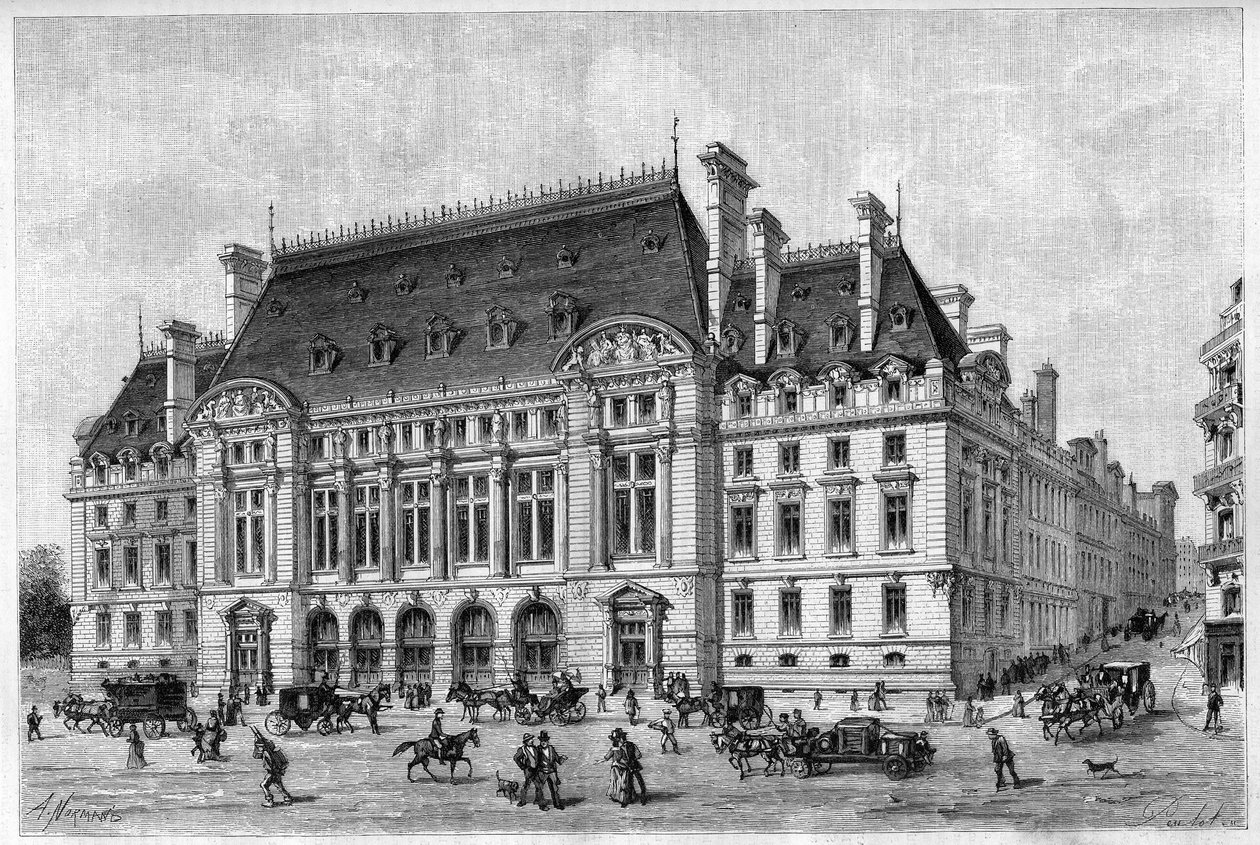 A Sorbonne foi renovee em 1887, a partir da rue des Ecoles. de French School
