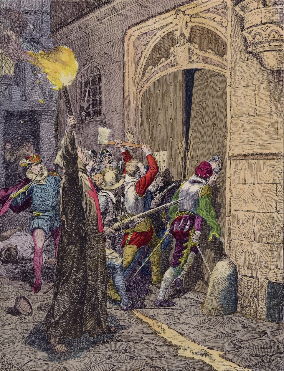 Massacre do dia de São Bartolomeu, Paris de French School