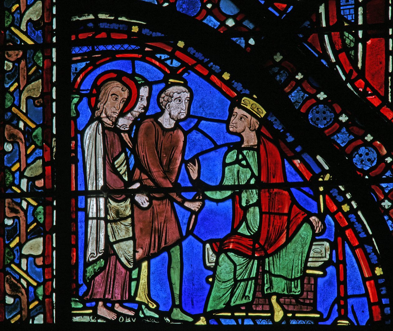 A Janela de St James: James antes de Herodes (w5) de French School