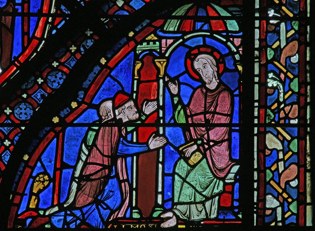 A Janela St James: James com Almongenes (Hermogines) e Filetus (w5) de French School