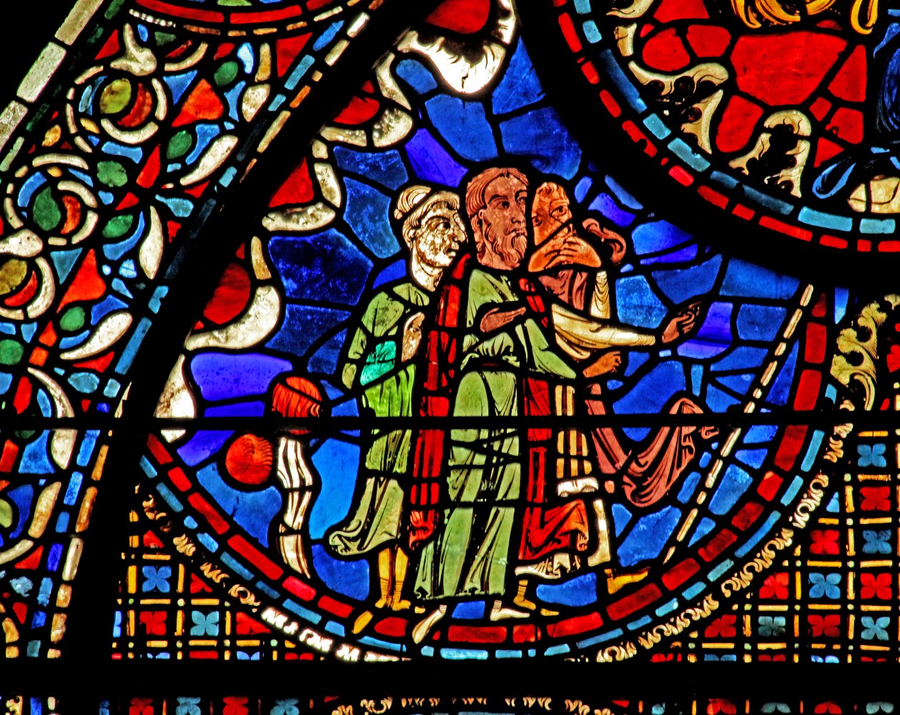 A janela St Lubin: exorciza uma casa perto de Chartres. (w45) de French School