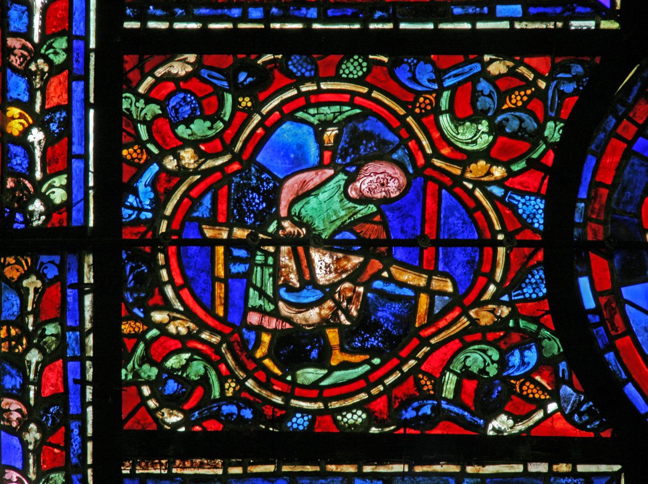 A janela de St Martin: doadores - sapateiros (w20) de French School