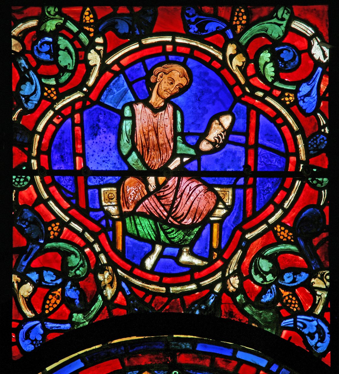 A janela de St Martin: doadores - sapateiros (w20) de French School