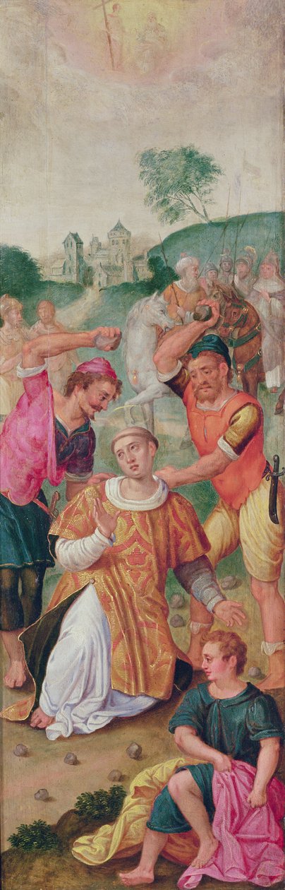 O apedrejamento de Santo Estêvão de French School