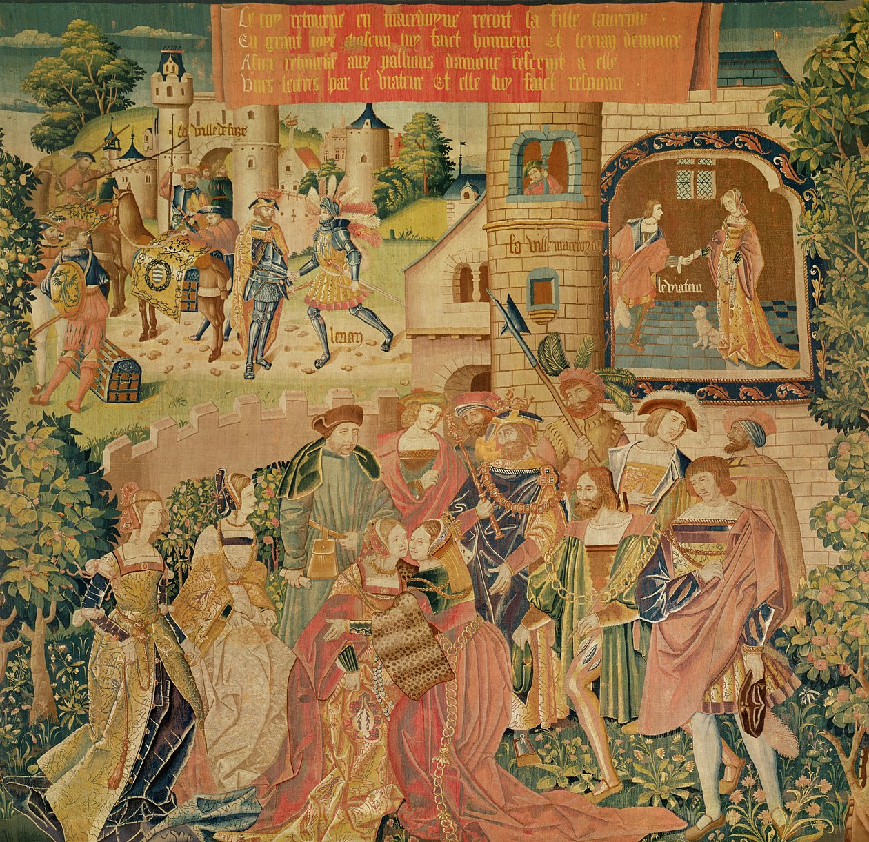 A história de Perseu, do 15o ao 16o século de French School
