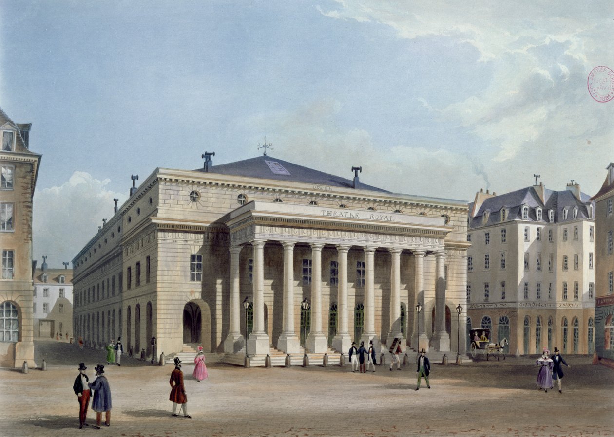 O Teatro de Ideon, c.1830-40 de French School