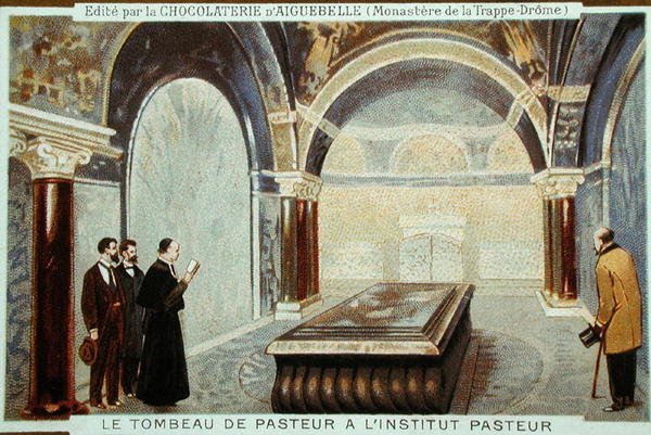 O Túmulo de Louis Pasteur (1822-95) no l