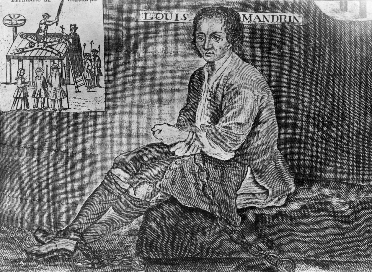 A tortura na roda e a execução de Louis Mandrin (1724-1755) de French School