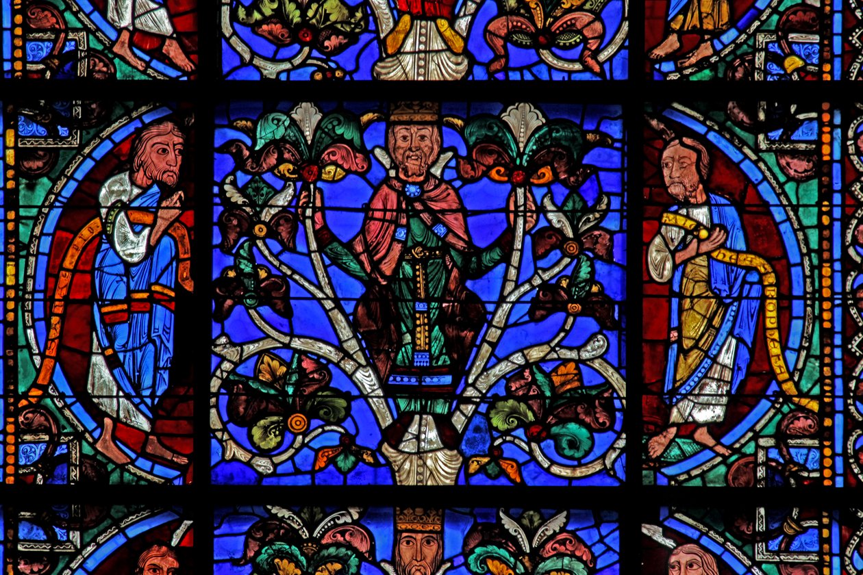 A árvore de Jessé: Isaías, rei de Jessé, Mica (w49) de French School