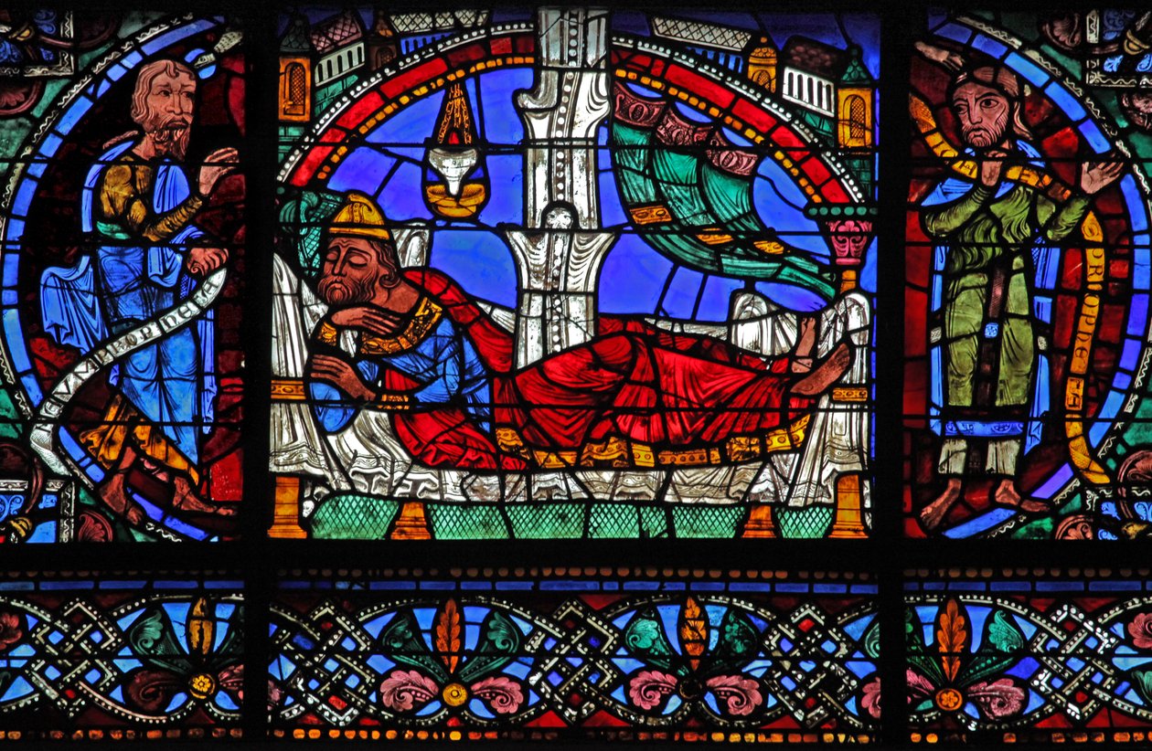 A Árvore de Jessé: Naum, Jessé, Oséias (w49) de French School