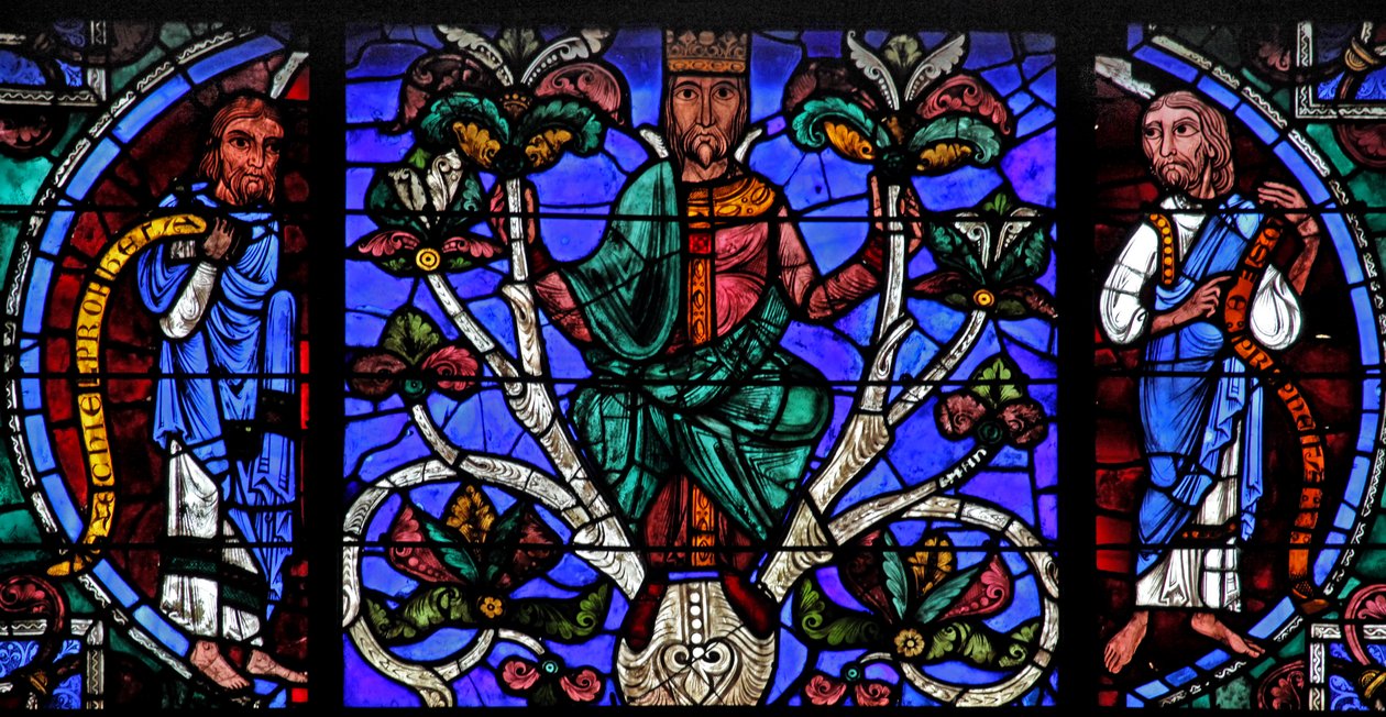 A Árvore de Jessé: Samuel, um rei de Jessé, Amós (w49) de French School