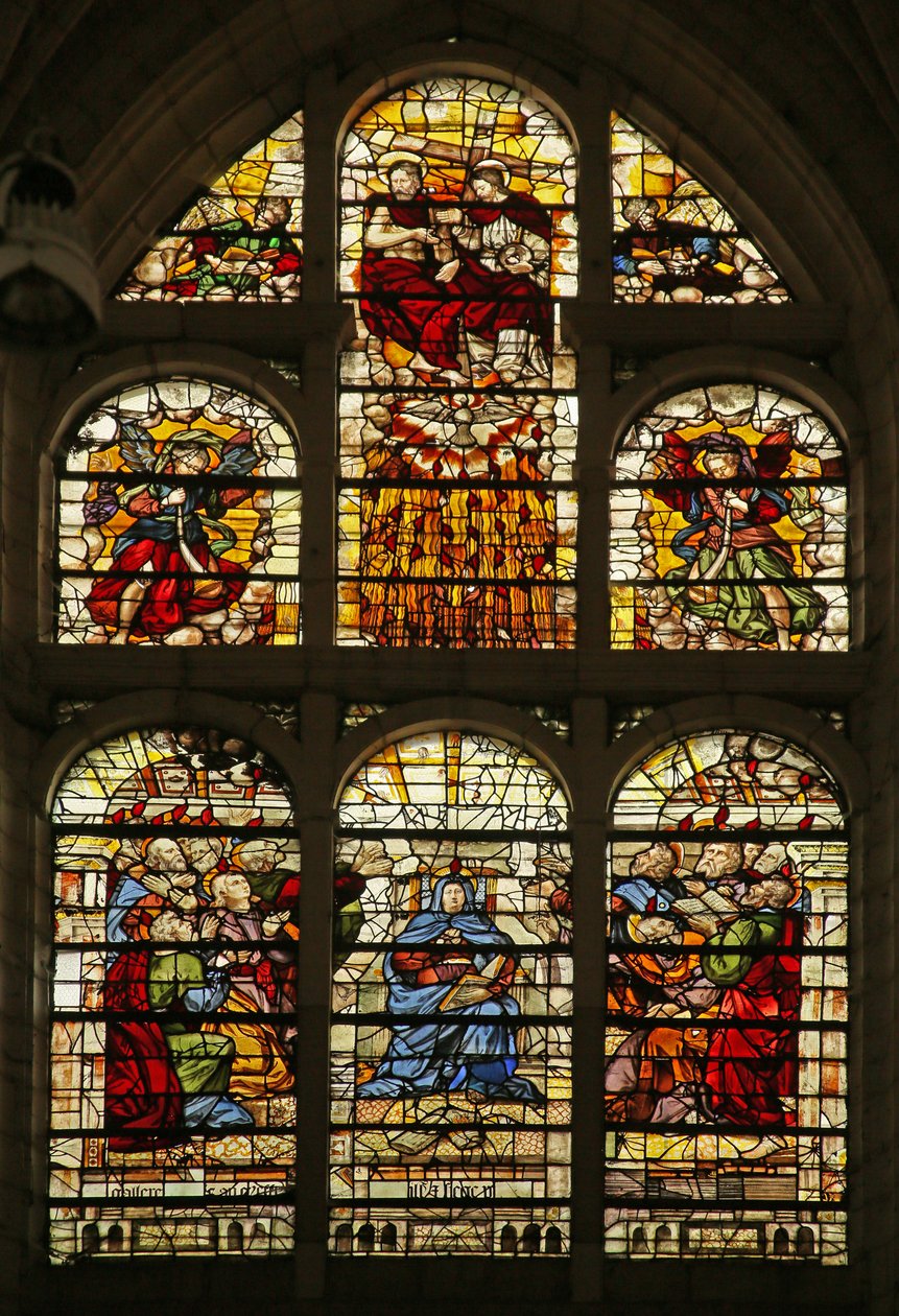 A Trindade e Pentecostes de French School