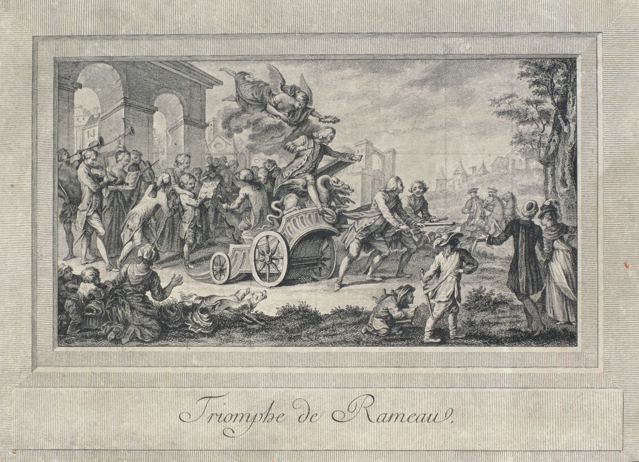 O triunfo de Jean Philippe Rameau (1683-1764) de French School