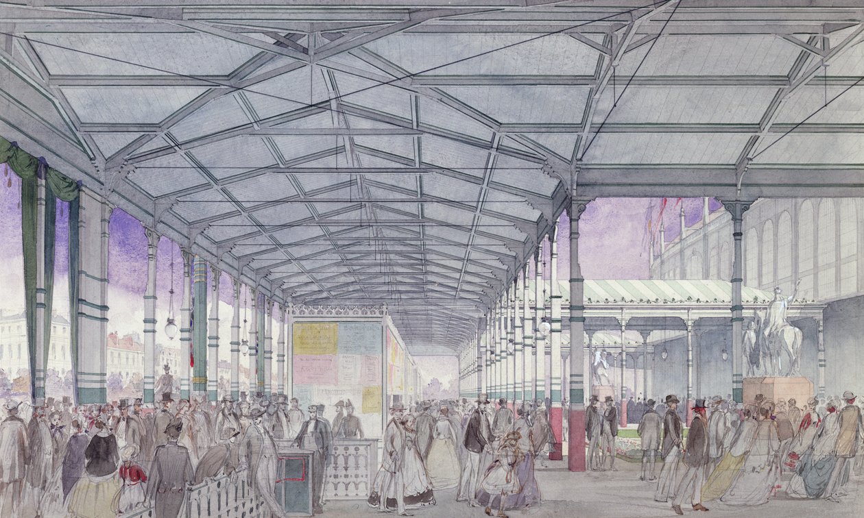 A Exposição Universal em Paris em 1867, c.1867 de French School