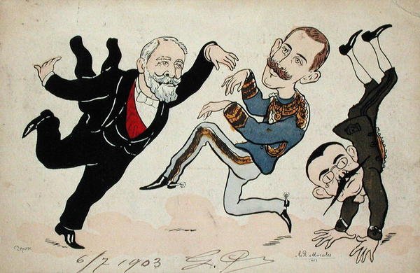 A visita de Victor-Emmanuel (1869-1947), rei da Itália, à França de French School