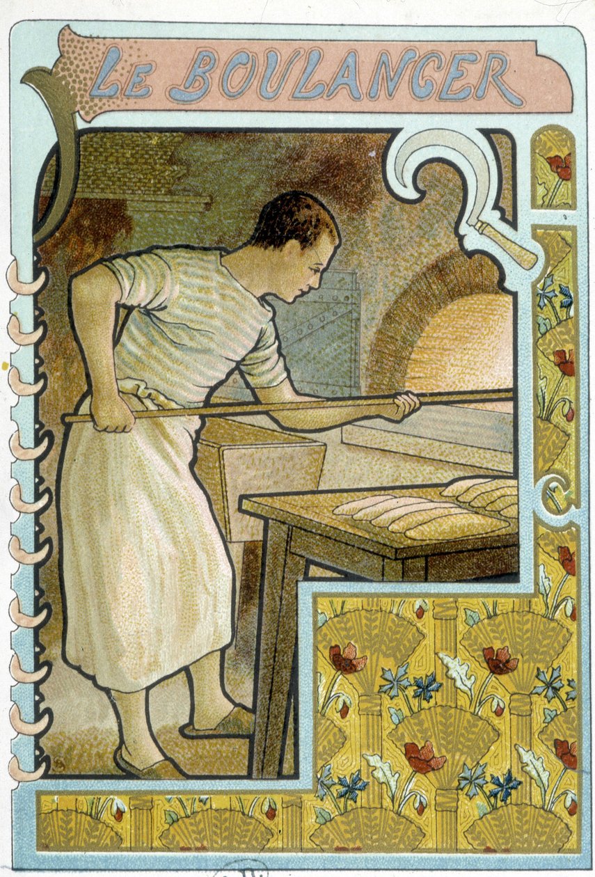 O padeiro no seu forno - Chromo. de French School