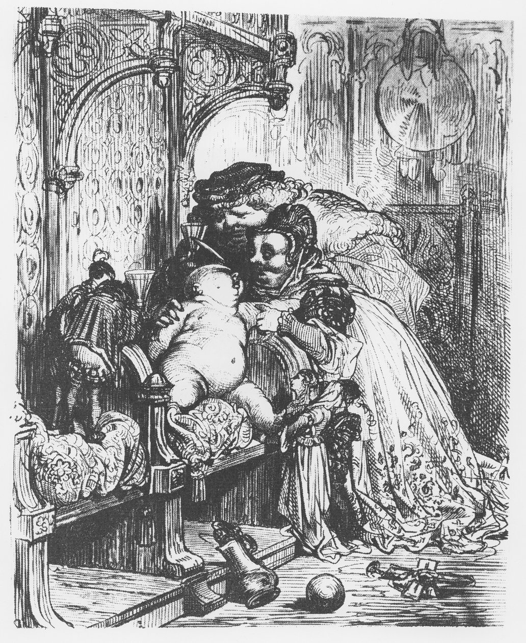 O nascimento de Pantagruel, ilustração de 