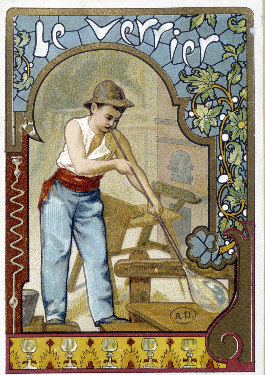 O fabricante de vidro - chromo. de French School