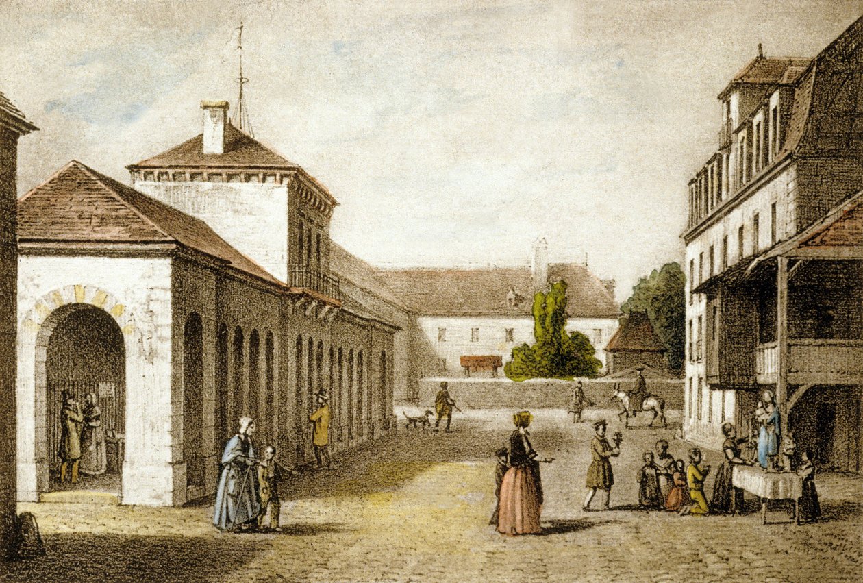 As termas de hidroterapia, Vichy de French School